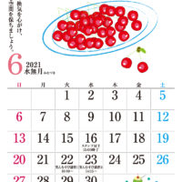 ６月カレンダー